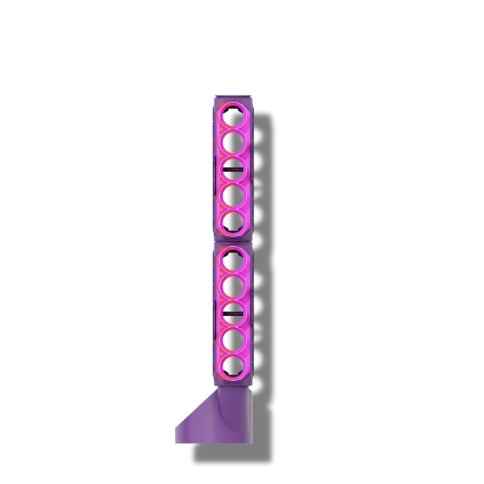 Skrzynka rozdzielcza dwumodułowa zamknięta poprzeczna 200mm, 20x63mm + uszczelki obwodowe